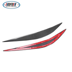 Dry Carbon Fiber Front Headlight Eyebrows Front Lamp Eyelid For BMW F82 M4 2014up