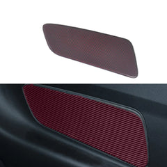 3 holes Red Carbon Fiber Interior Kits Left Hand Drive Carbon Fiber Navigation Table Cover10 pcs for Ford Mustang 2015+
