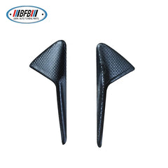 Model Y Glossy 2x2 Dry Carbon Fiber Side Air trim Camera Side Vents Fender Cover Trim sticker Fit For Tesla Model Y 2020+