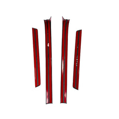 2022 Carbon Fiber Interior kits Door Sills For Subaru BRZ Inside Car Threshold Trim Add On Style 4PCS