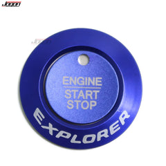 Car Engine START Button Replace Cover STOP Switch Accessories Key Decor For Ford Explorer 2016 2017 2018 2019