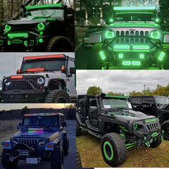 Wholesale 22Inch Straight RGB Light Bar With Chasing Strobe Mode Color Changing 12 Volt Light Bars App&remote Control
