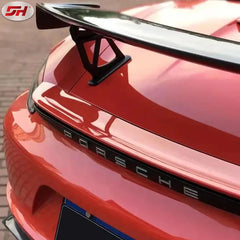 carbon fiber material GT4 car rear wing spoiler for Porsche 981 GT4 spoiler 2012-2015