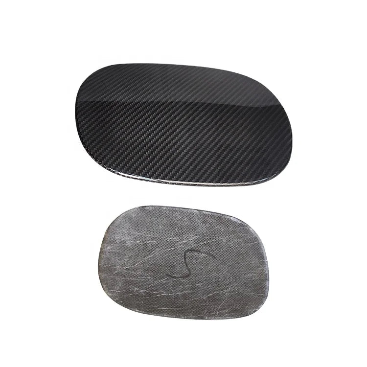 Real Dry Carbon Fiber Gas Tank Fuel Oil Cover Moulding Trim For Alfa Romeo Giulia 2017+