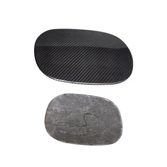 Real Dry Carbon Fiber Gas Tank Fuel Oil Cover Moulding Trim For Alfa Romeo Giulia 2017+