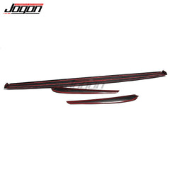 Real Carbon Fiber Interior Door Panel Trim Armrest Dashboard Console Cover For Tesla Model 3 Y 2021 2022 Decoration Accessories