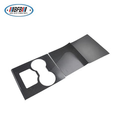 3 Pcs Glossy Carbon For Tesla Model 3 Car Interior Trims Gear Console Cover Panel Trims