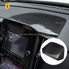 Shasha Carbon For WRX Car Instrument Panel Cover Real Carbon Fiber For Subaru WRX Interior Accessories