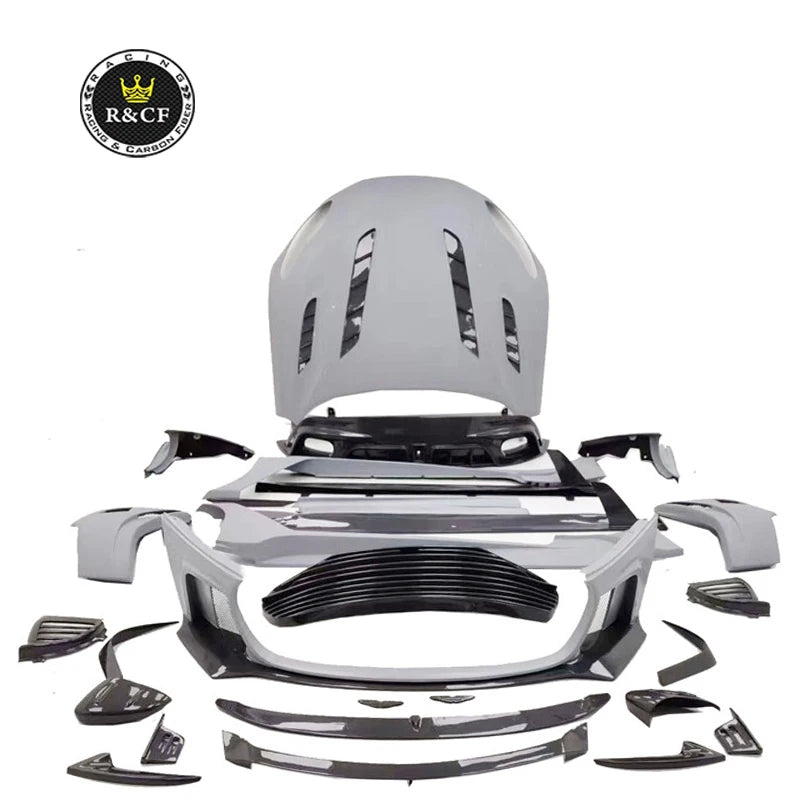 DB11 Body Kit M style Half Carbon Fiber Bumper kit For Aston Martin DB11