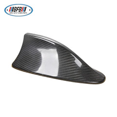 Real Dry Carbon Fiber Car Shark Fin Roof Antenna Sticker For BMW 5 Series F10 2012-2016