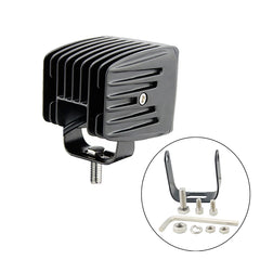 Wholesale 3inch Red Blue Amber 12v 24v Square Spotlight Led Work Light For Car 4x4 Truck Suv Off-road