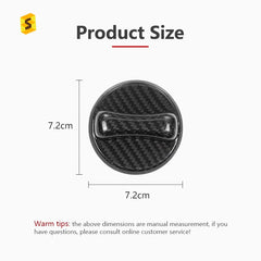 ES Car Exterior Accessories Car Accessories Decoration For Nissan Oil Tank Cover Carbon Fiber Oil Tank Cover
