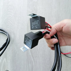Automotive 12v 40a Dual Relay Car Light Bar Wiring Harness Kit Fuse Three-wire Connector Others Car Light Accessories