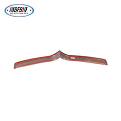 For Tesla Model S 2016-2022 Real Matte Carbon Fiber Front Center Grille Cover Trim