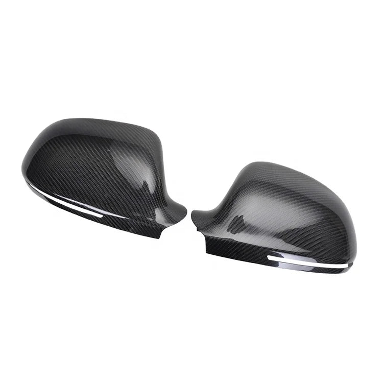 Carbon Fiber Mirror Cover for Audi A4 B8 09-12  without Side Assist Rearview Mirror Cover