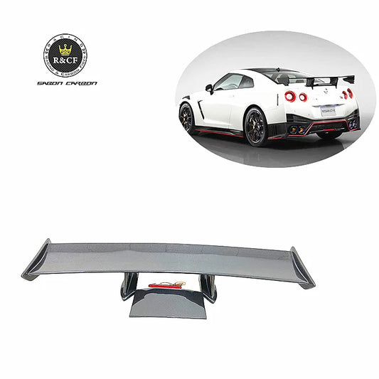 08-15 NSM Style Carbon Fiber GT Wing Rear Trunk Spoiler For Nissan GTR R35