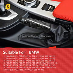 ES Car Handbrake Replacement Cover Forged Carbon Fiber Auto Decoration Interior Accessories For BMW F20 F21F22 F23