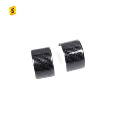 ES Real Carbon Fiber Carbon Fiber Interior Accessories Carbon Fiber Steering Wheel  Decoration For Corvette Car Accessories