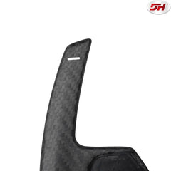 1 Pair Carbon Fiber Matte Replacement Shift Paddles For Land Rover or Jaguar 2008-2022