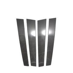 Real Carbon Fiber Middle B Pillars Window Door Trim Panels For BMW X5 F15 X6 F16 2014-2016