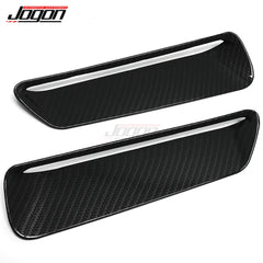 ABS Plastic Car Front Engine Air Outlet Hood Frame Vent Bonnet Cover Trim Exterior Accessories For Dodge Challenger 2015-2021