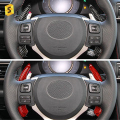 Shasha Carbon Fiber Car Steering Wheel Extension Paddle Shifter For  Lexus IS 2017 Carbon fiber car part car interior Accessorie