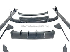For 2017-18 Lexus IS250 IS300  ART style Carbon Fiber Body kit Bumper kit Front Lip splitter side skirts diffuser spoiler spats