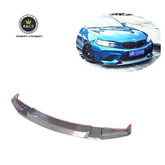 For BMW F87 M2 N55 Front Lip Splitter Spoiler GTS style  F87 M2 Carbon Fiber Front Bumper