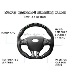 Q50 Led Steering Wheel  Real Carbon Fiber Customized Steering Wheel For Infiniti Q50 Q50S 2018up