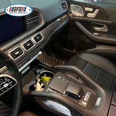Car Interior Trims Dry Carbon Fiber Center Console Cover Dashboard Trim For Mercedes Bens GLE C167