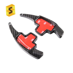 ES Carbon Fiber Shift Paddle For Mercedes-Benz CLK SLK CL GLA A B E M-Class Real Carbon Fiber Trim