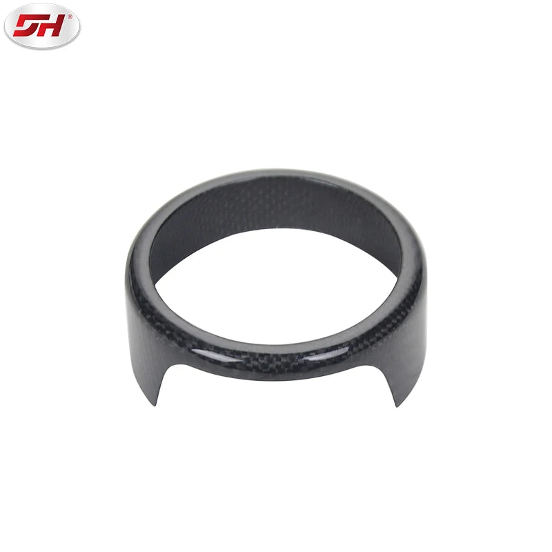 Auto dry Carbon fiber car exterior logo car outer ring for Alfa Romeo Giulia 2017-up