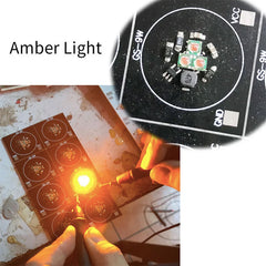 Super Bright Pure Red Rock Lights 9w Led Neon Underglow Light For Car Truck Suv Offroad Boat Underbody