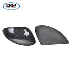 LHD only Real Carbon Fiber Side Rearview Mirror Cover for Porsche 718 Cayman Boxster 2016-2018