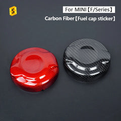 Shasha Carbon Real Carbon Fiber Car Exterior Accessories Carbon Fiber Car Fuel Tank For MIMI F55 F56 Cabrio F57