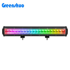 126W App Control Spot Combo Beam Rgbw 20 Inch Chasing Light Bar With Wire Harness Waterproof