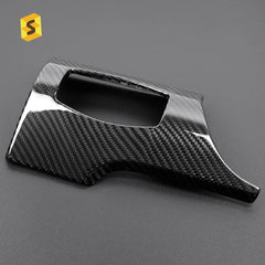 Shasha Carbon Fiber Factory Headlight Switch Decorative Frame Auto Interior Part Car Trim For Mustang 2015 2022