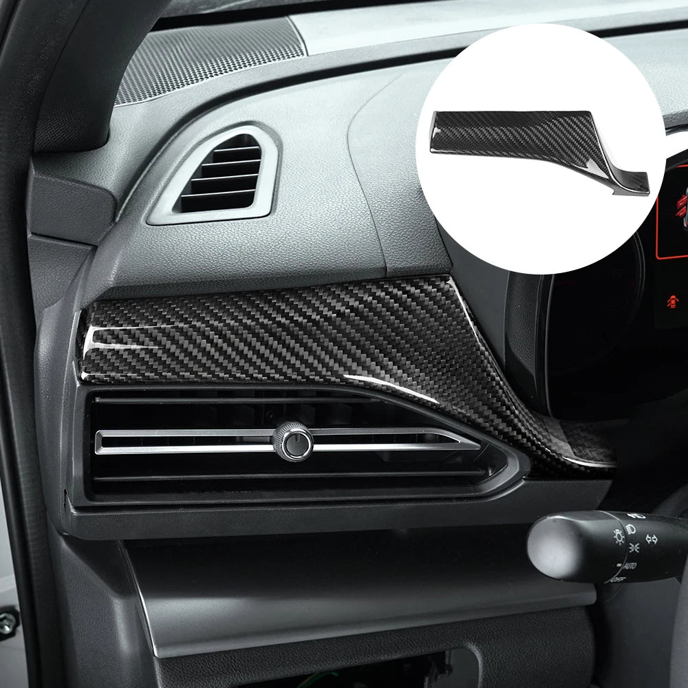 Shasha Carbon Fiber Dashboard Air Vents  Decoration Car Interior Accessories  Protection For Subaru WRX STI  2022
