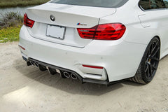 1-PC style VRS type Carbon fiber rear bumper diffuser lip spoiler for BMW F80 F82 F83 M3 M4 15-18