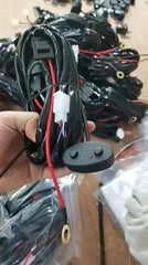 Automotive 12v 40a Dual Relay Car Light Bar Wiring Harness Kit Fuse Three-wire Connector Others Car Light Accessories