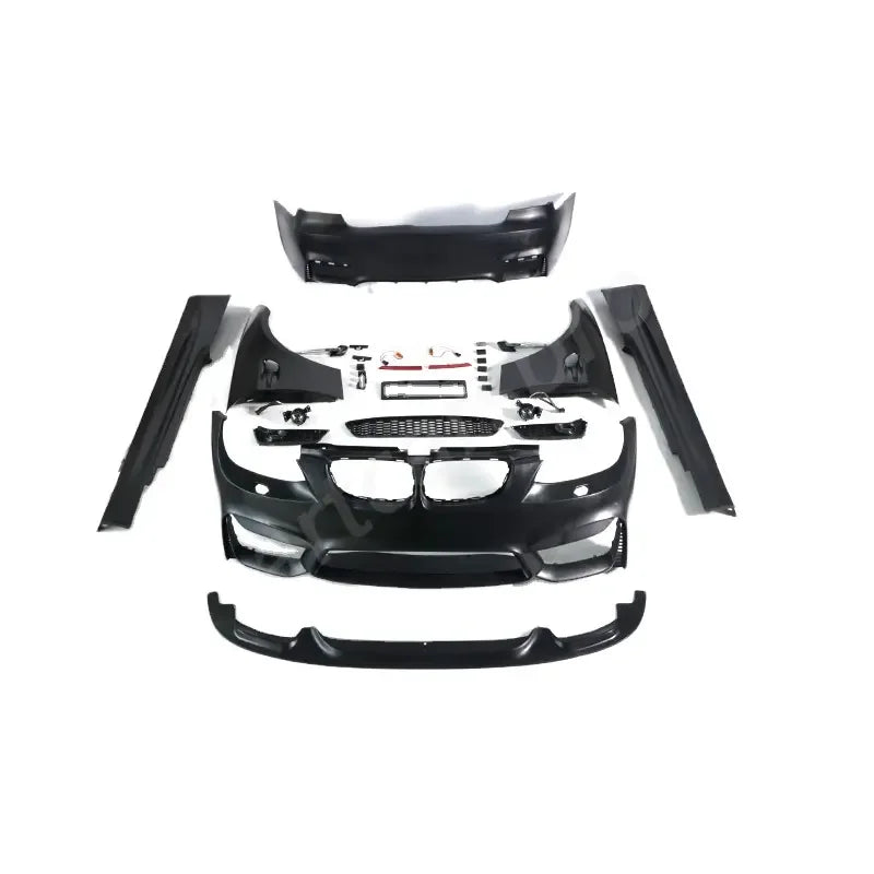 M4 Style Car Parts Car Bumpers PP Plastic Body kit For BMW 3 series E92 2005 2006 2007 2008 Upgrade M4