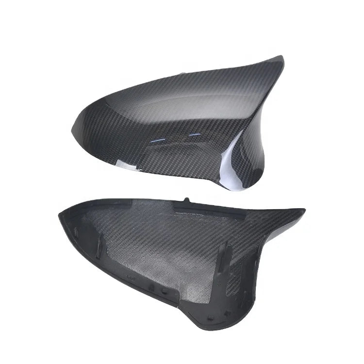 Real Complete Dry Carbon Replacement Style Side Mirror Cover Fit For BWM M Series  F80 M3 F82 M4 2015-2018