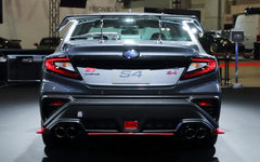 Sti-P style Carbon Fiber Swan-neck High Wing Rear Trunk Deck Tail Spoiler Fit For Subaru WRX S4 2022