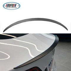 Matte Carbon Fiber OEM Rear Spoiler Dry Carbon Rear Trunk Lid Spoiler Wing for Tesla Model 3 2017up