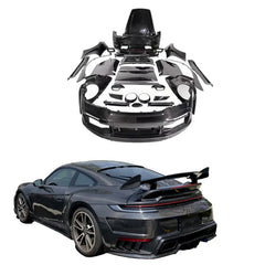 YC carbon fiber front lip bumper Body Kits For porsche 911 gt3 992 2018