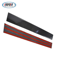 Real Dry Carbon Fiber B-Pillar Trims Window Pillars for Alfa Romeo Stelvio SUV 2016up
