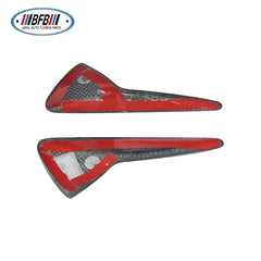 For Tesla Model S/X 2014-2018 Exterior Universal Dry Carbon Fiber Side Air trim Camera Side Vents Fender Cover Trim sticker