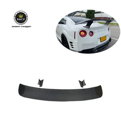 08-15 Carbon Fiber Esp style Rear Spoiler GT Wing For Nissan GTR R35 Trunk Lip Spoiler Rear Wing