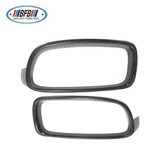 Real Carbon Fiber Front Grille Cover Sticker For F30 2012-2016 Dry Carbon Front Kidney Grill Decoration Trim