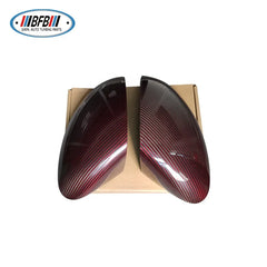 Stelvio Red Dry Carbon Add On Style Mirror Cover Sticker Side Mirror Cover For Alfa Romeo Stelvio SUV 2017-2018